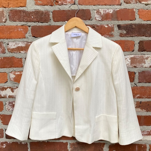 Akris Punto Jackets & Blazers - AKRIS Punto Linen Cotton‎ Blazer Size 8